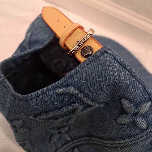 Louis Vuitton Pre-Owned Monogram Denim XL Cap In Perfect Condition - Picture 5 of 9